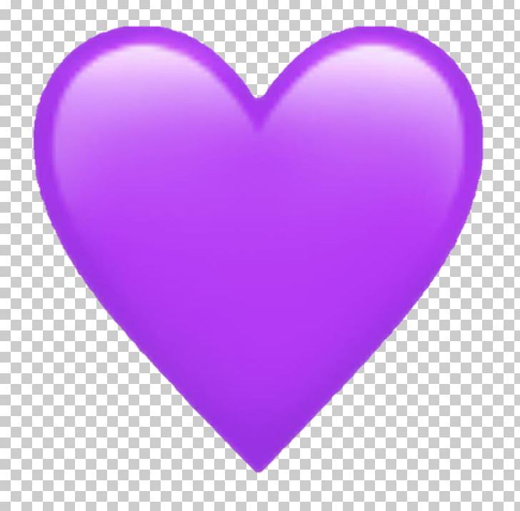 Emoji Purple Heart Symbol Sticker Png - Free Download