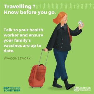 Ensure your vaccines are up to date before travelling HD Wallpaper