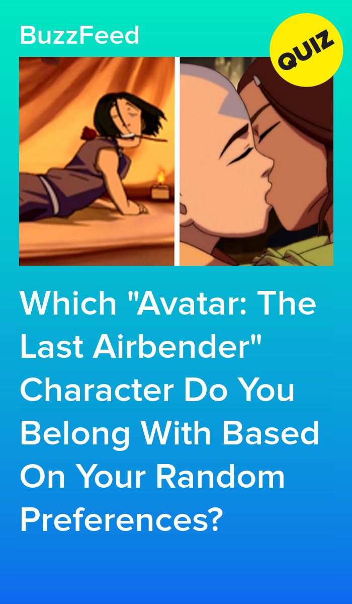 Everyone Has A Soulmate From "Avatar: The Last Airbender" — Here's Yours