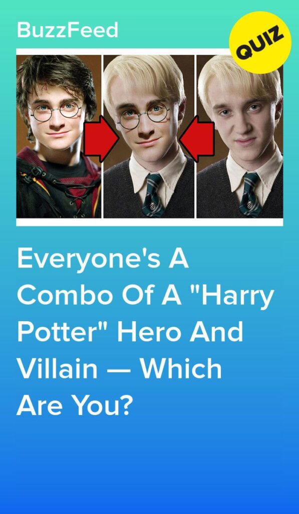 Everyone'S A Combo Of A &Quot;Harry Potter&Quot; Hero And Villain — Which Are You?