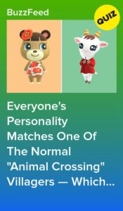 Everyone’s Personality Matches One Of The Normal “Animal Crossing” Villagers , W Images