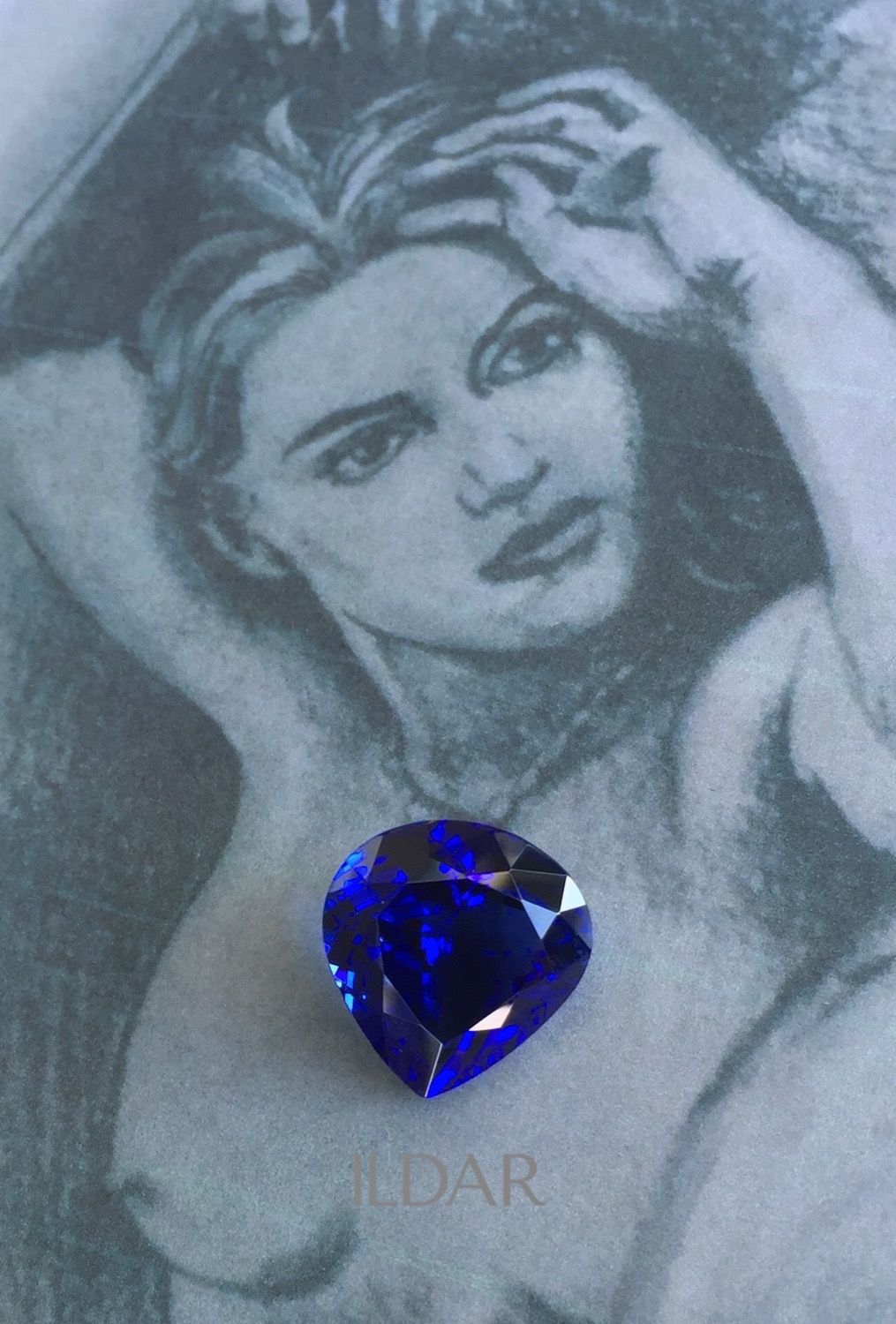 Exotic tanzanite gems by ILDAR. Tanzanite is the blue and