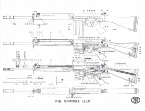 FN FAL Blueprint , , , blueprint for 3D modeling HD Wallpaper