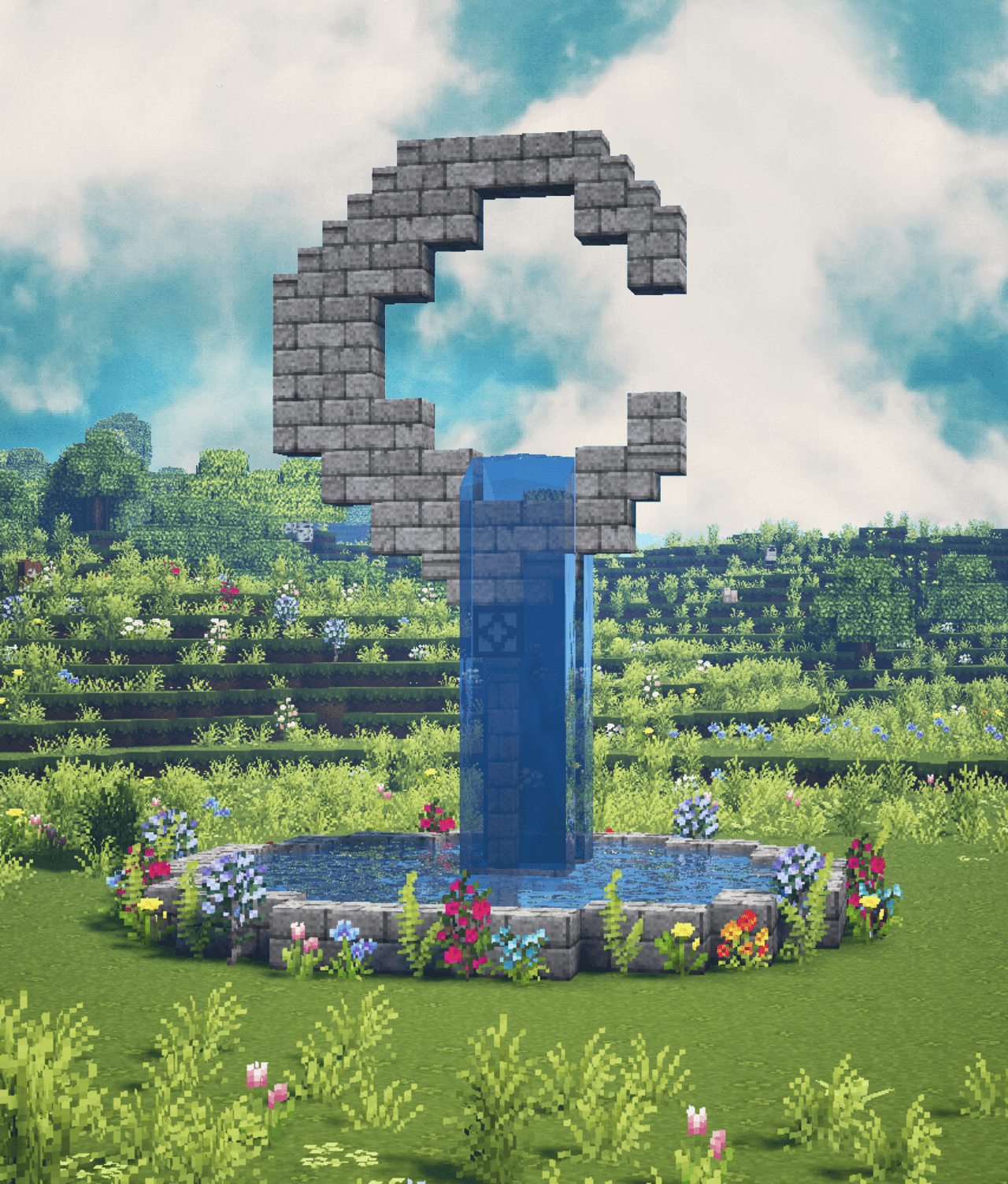 Fairy Minecraft: Moon Fountain Fairytale Fairycore Fairy tail Kelpie The
