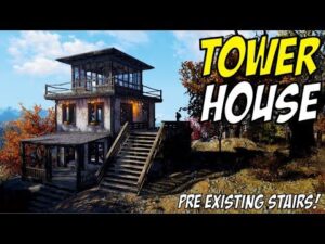 Fallout 76 CAMP Tutorial | Immersive Watchtower Home Build HD Wallpaper