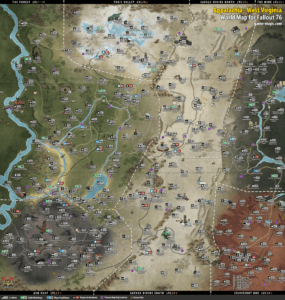 Fallout 76 Map , All Locations, ,, Full Map HD Wallpaper