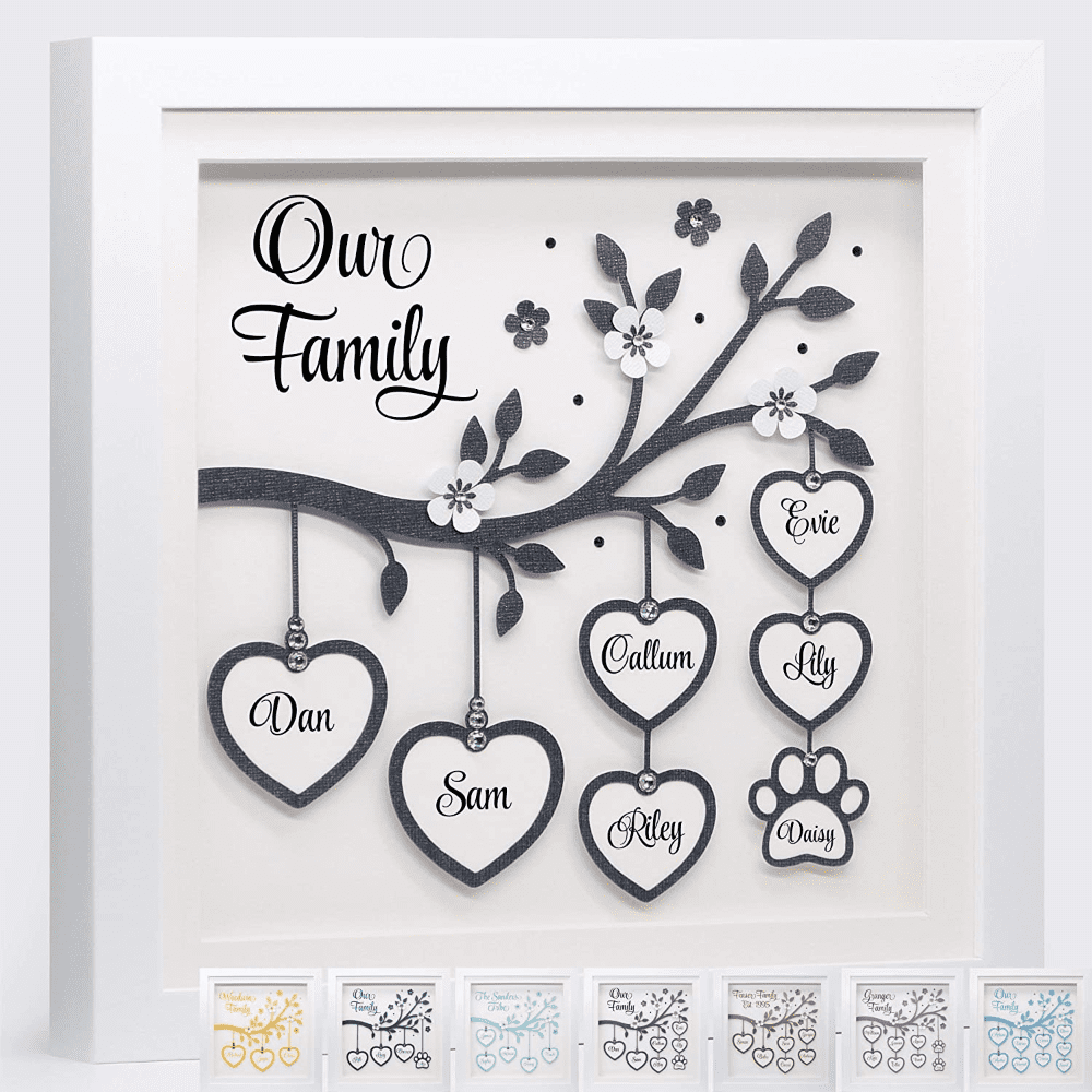 Family Tree - Family Tree Gift - Family Tree Frame - Family Tree Frames From Gra
