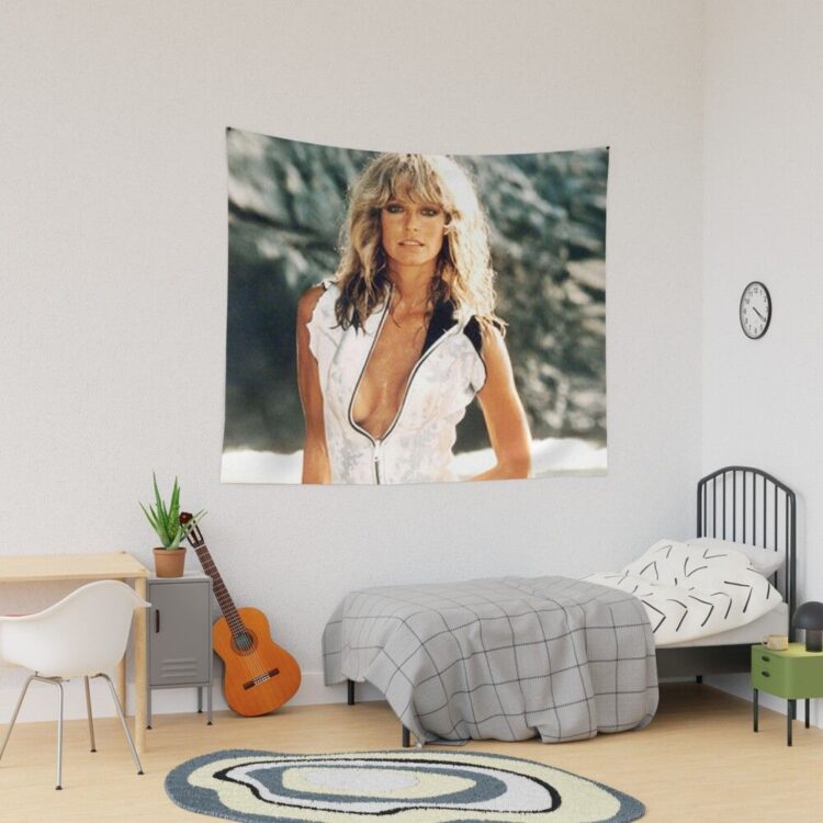 Farrah Fawcett Sexy Lady Tapestry Images