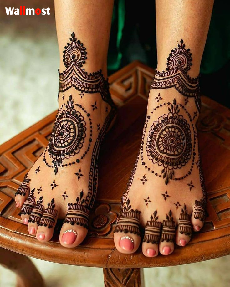 Feet Mehndi Designs 6