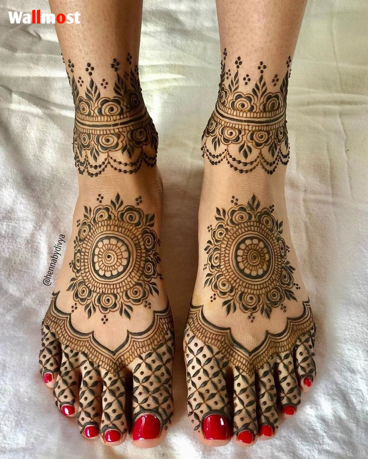Feet Mehndi Designs 8