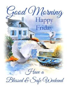 Flying Dove Good Morning Happy Friday HD Wallpaper
