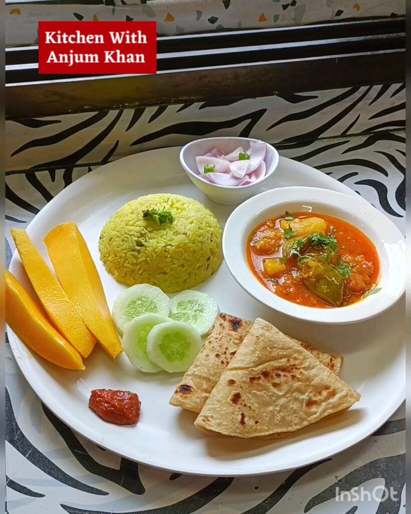 Food Plating Ideas Veg Lunch Thaali Images
