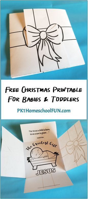 Free Christmas Printable For Babies Toddlers Pk1Kids Images