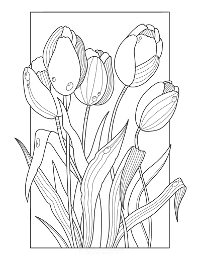 Free Flower Coloring Pages for Kids & Adults