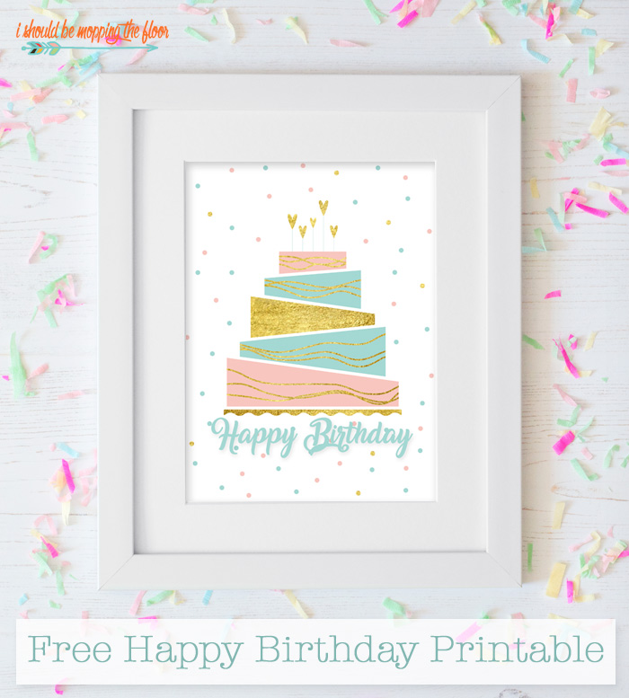 Free Happy Birthday Printable Images