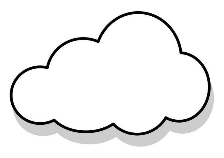 Free Printable Cloud Coloring Pages For Kids Images