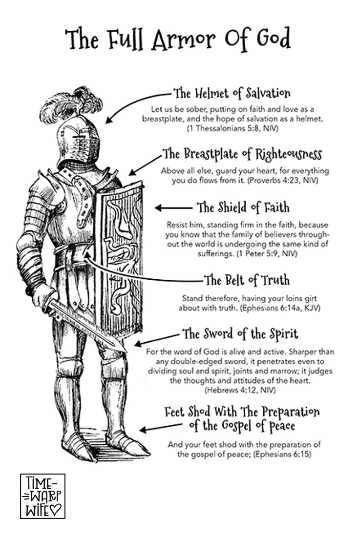 Free Printable - The full armor of God