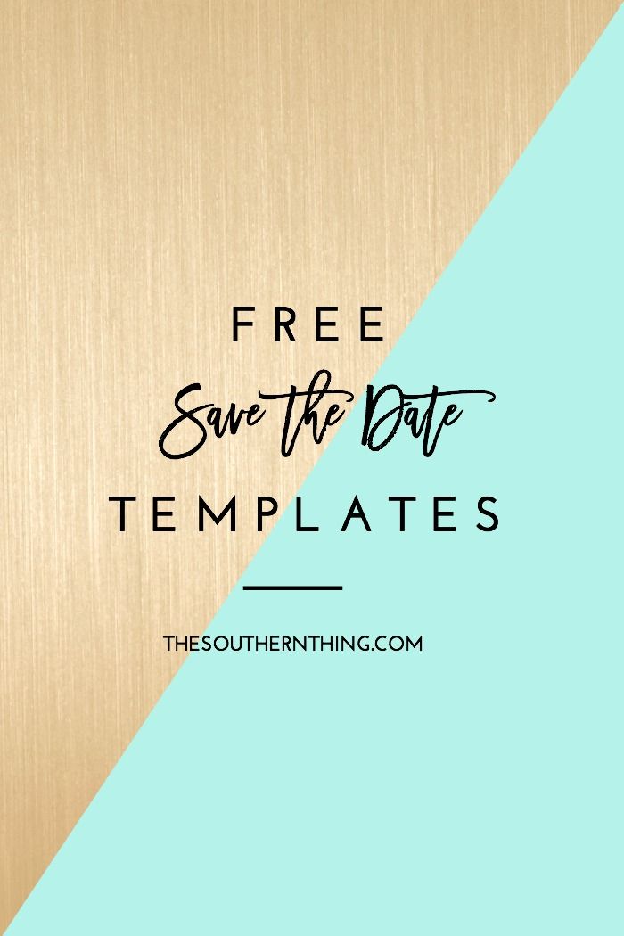 Free Save the Date Templates , DIY Save the Date