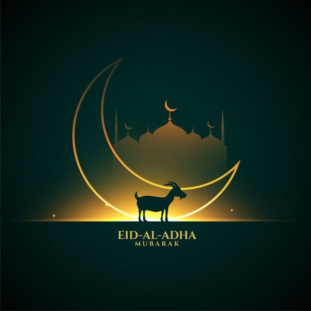 Free Vector | Bakrid Eid Al Adha Festival Greeting Background