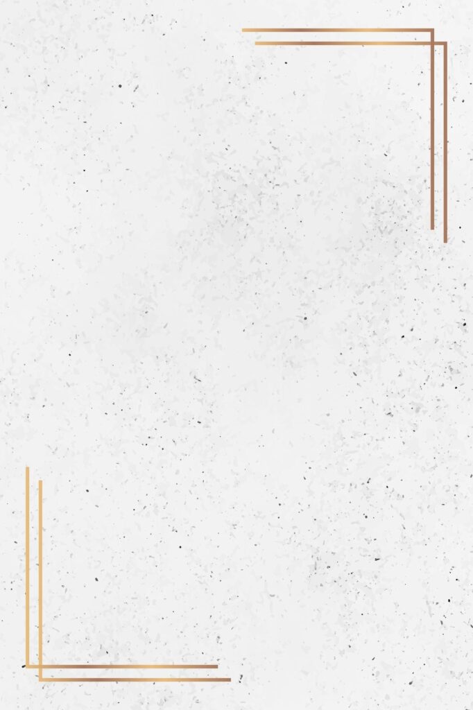 Free Vector Gold Frame On White Marble Background Images