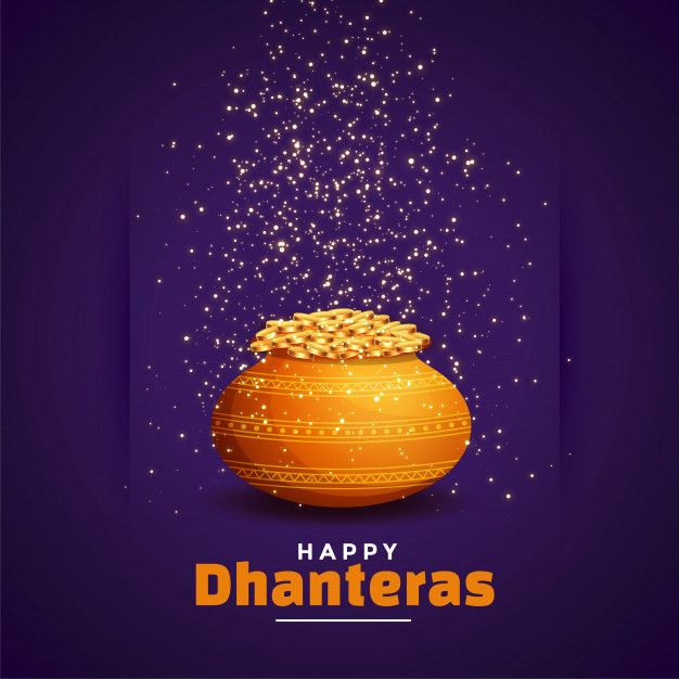 Free Vector Happy Dhanteras Background Images