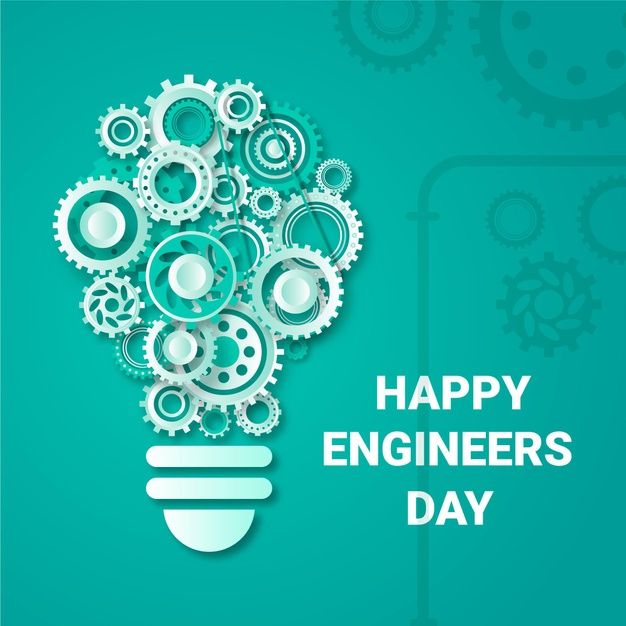 Free Vector | Happy Engineers Day With Gear Wheels