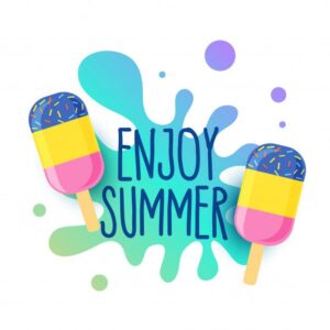 Free Vector | Happy summer icecream background with water splash HD Wallpaper