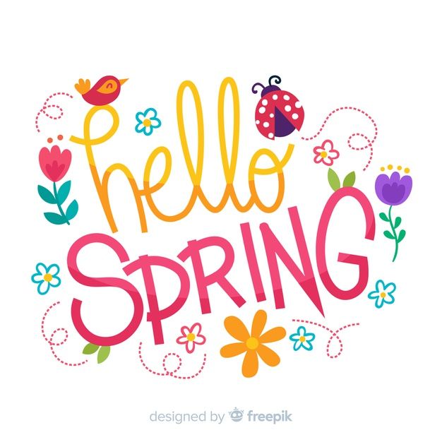Free Vector | Hello spring background