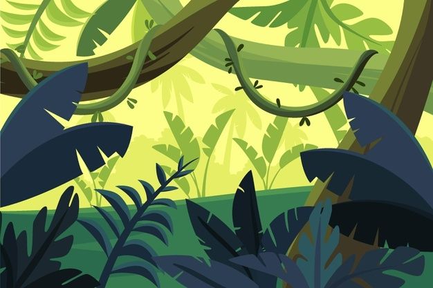 Free Vector Organic Flat Jungle Background Images