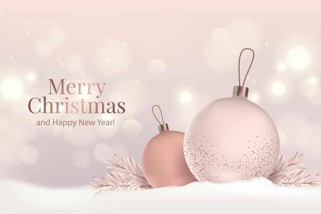 Free Vector | Realistic christmas background HD Wallpaper