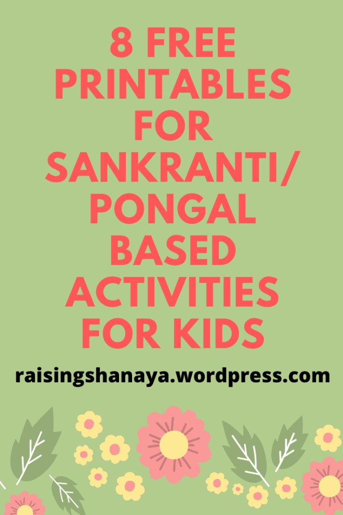 Free Printables Worksheets For Sankranti Pongal Images
