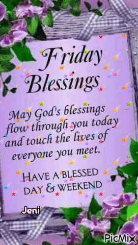 Friday Blessing