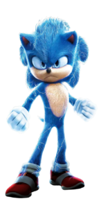Full,body render of Sonic from the new Japanese poster HD Wallpaper