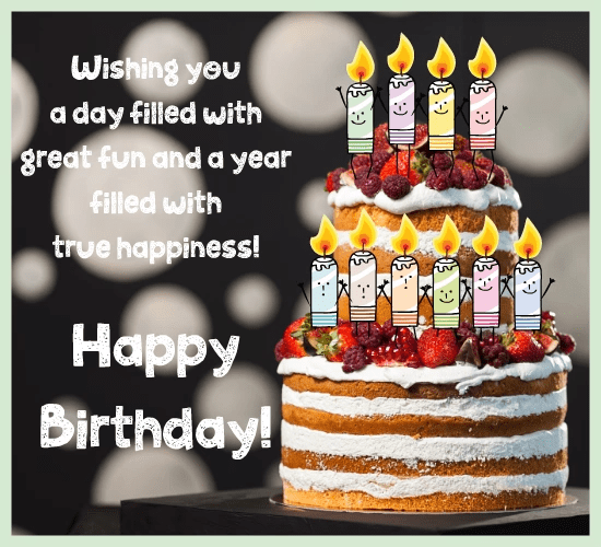 Fun Birthday Wishes To You Images