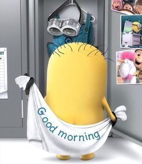 Funny Good Morning Minion Image