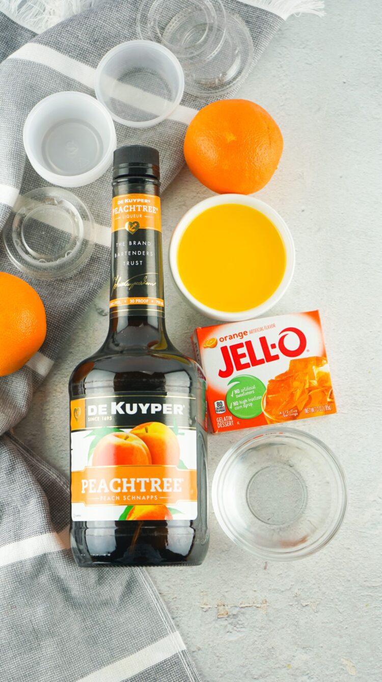Fuzzy Navel Jello Shots Are Here To Make Your Next Party Just Peachy