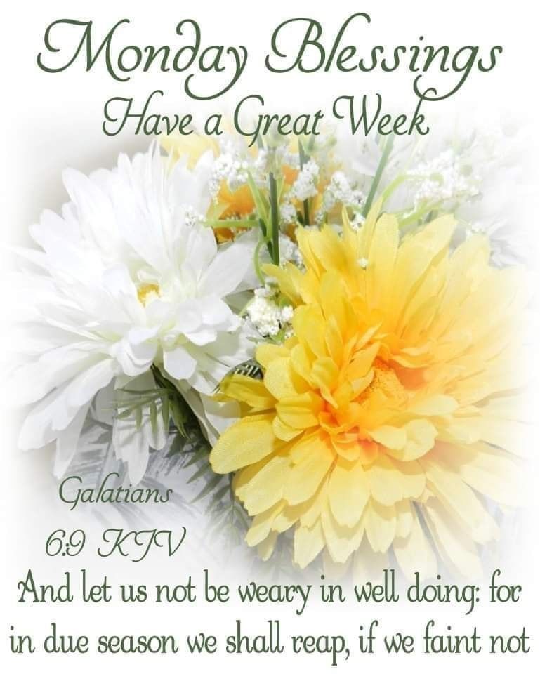 Galatians 6:9 Monday Blessings