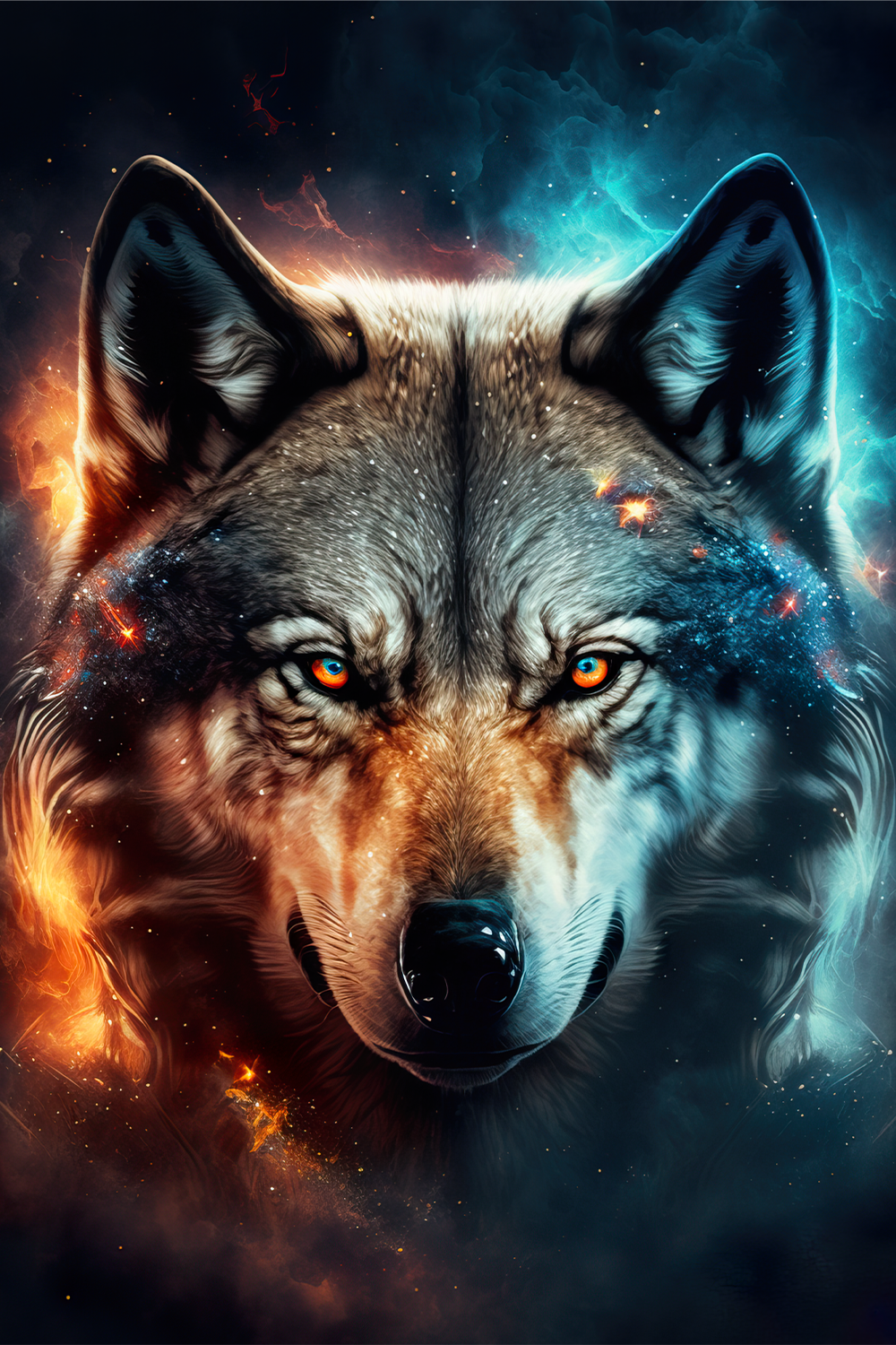 Galaxy Wolf | Universe Wolf