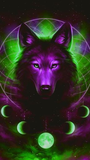 Galaxy wolf wallpaper by Lonewolf70123 - Download on ZEDGE™ | 614d