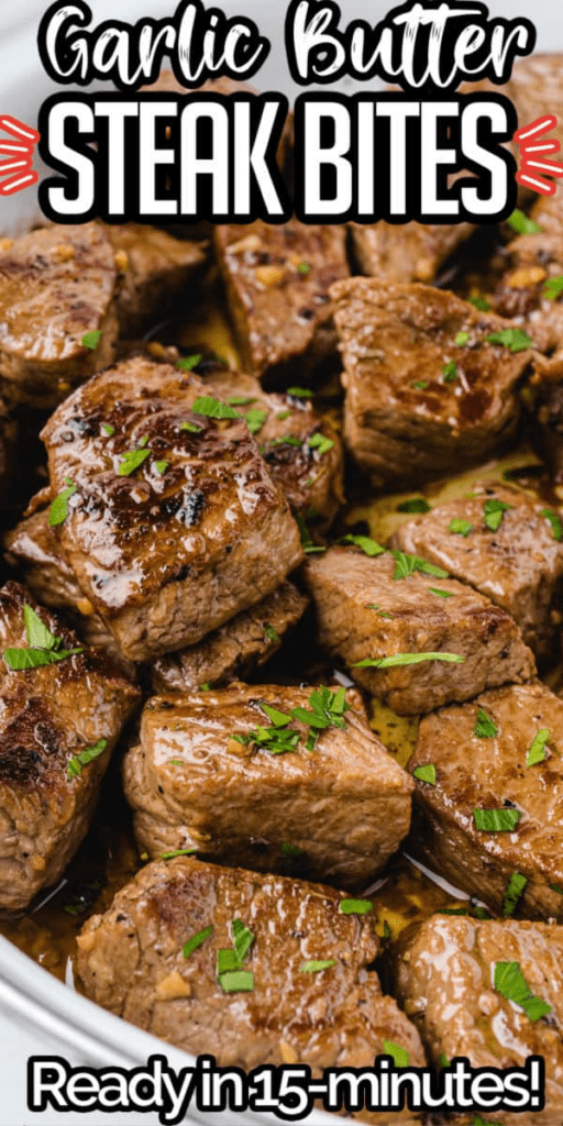 Garlic Butter Steak Bites Onepot Meal Images