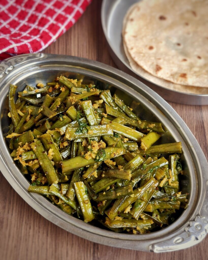 Gavar Nu Shaak Gujarati Cluster Beans Curry Images