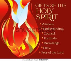 Gifts Holy Spirit Pentecost Sunday Vector Stock Vector (Royalty Free) 1913630296 Images