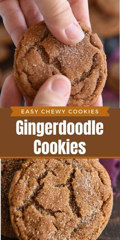 Gingerdoodle: a cross between a snickerdoodle + gingerbread cookie!