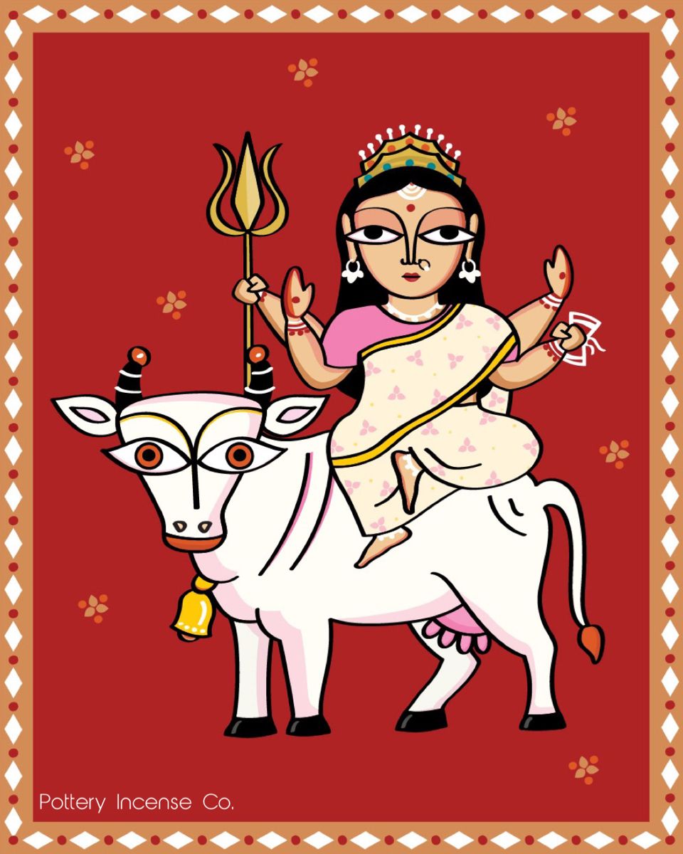 Goddess Mahagauri , Day 08 of Navratri HD Wallpaper