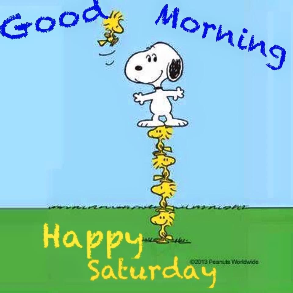 Good Morning Saturday Snoopy Quote