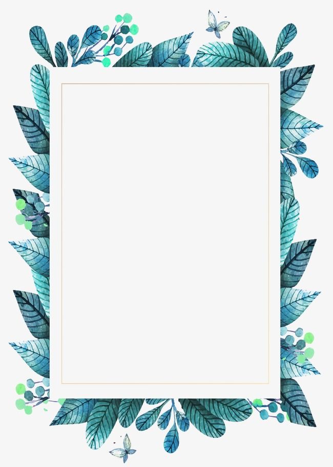 Green Leaves Frame Png Picture, Green Leaves Frame, Frame Clipart, Green, Leaves