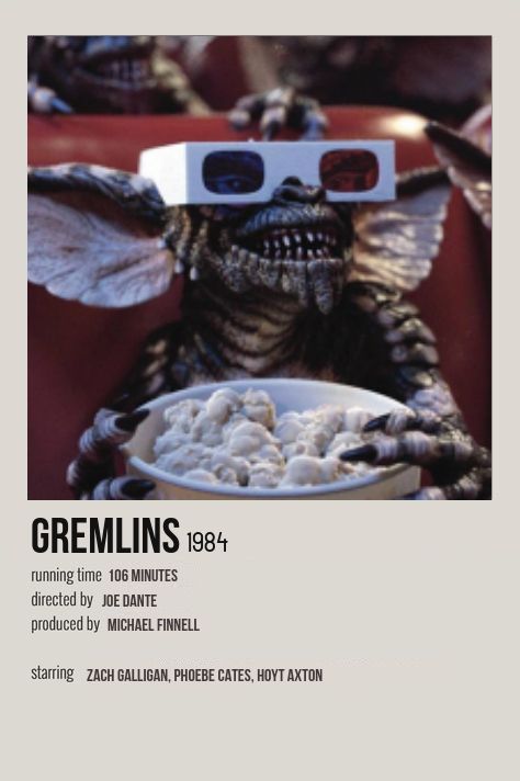 Gremlins Minimalist Movie Poster Images