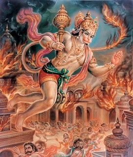 Hanuman Fights Lord Shiva Images