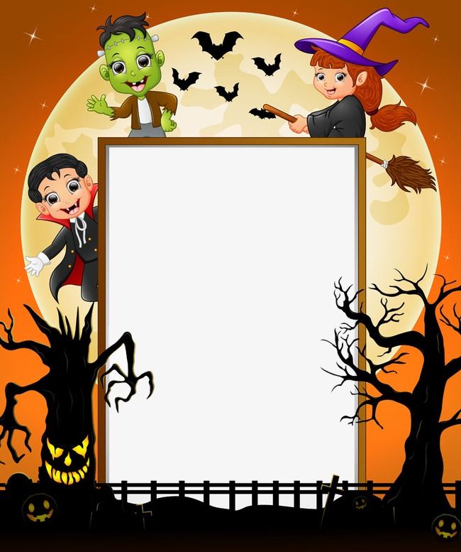 Halloween Border Clipart Transparent Background Halloween Vector Border Creati Images