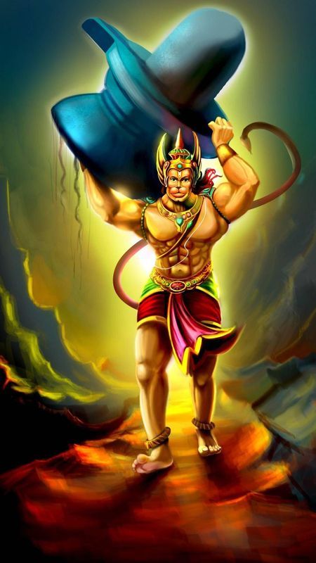 Hanuman With Shivling Images
